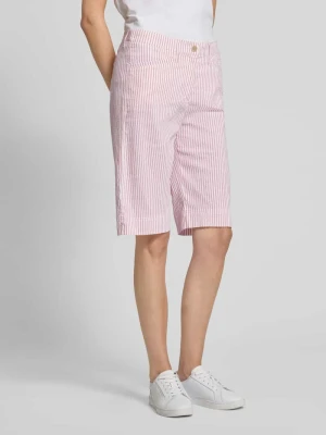 Bermudy o kroju super slim fit z wpuszczanymi kieszeniami model ‘Lorella’ Raphaela By Brax