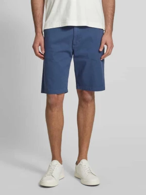 Bermudy o kroju tapered fit z elastycznym pasem model ‘Chino’ Boss Orange