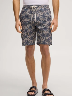 Bermudy Russ w beżowe wzory Joop