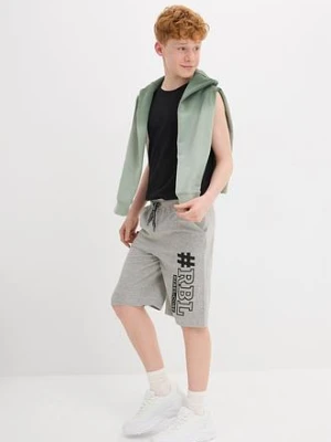 Bermudy shirtowe chłopięce (2 pary) bonprix