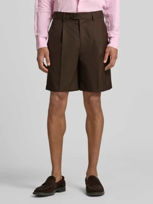 Bermudy w kroju loose fit z dodatkiem wełny model 'OTTO' Selected Homme