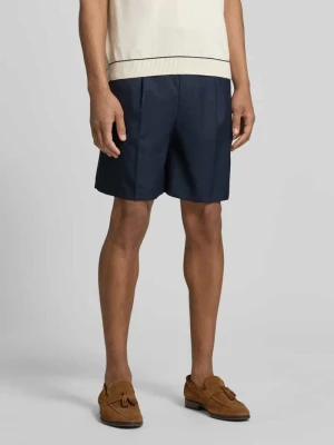 Bermudy w kroju loose fit z dodatkiem wełny model 'OTTO' Selected Homme