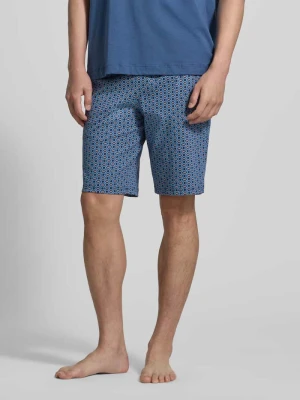 bermudy we wzór na całej powierzchni z elastycznym pasem Schiesser