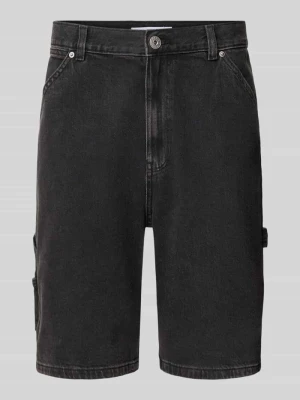 Bermudy z bocznymi kieszeniami w szwach i kieszeniami z tyłu REVIEW