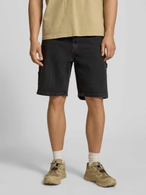 Bermudy z bocznymi kieszeniami w szwach i kieszeniami z tyłu REVIEW