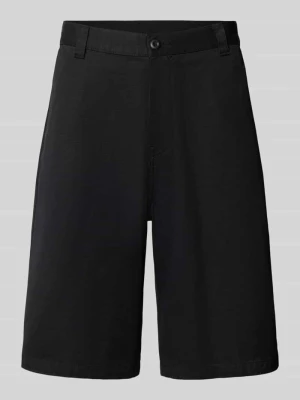Bermudy z dodatkiem wełny model 'Brader' Carhartt WIP Czarny