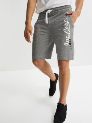 Zdjęcie produktu Bermudy z dżerseju, regular fit BonPrix szary