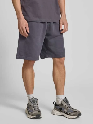 Bermudy z dzianiny dresowej o kroju relaxed fit z wyhaftowanym logo model ‘ICONS’ Champion