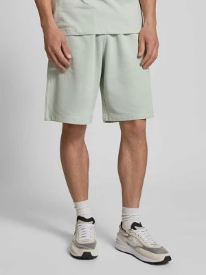 Bermudy z dzianiny dresowej o kroju relaxed fit z wyhaftowanym logo model ‘ICONS’ Champion