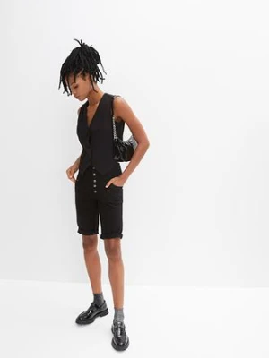 Bermudy z elastycznej mieszanki bawełny bonprix