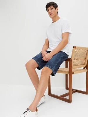 Bermudy z gumką w talii Slim Fit bonprix