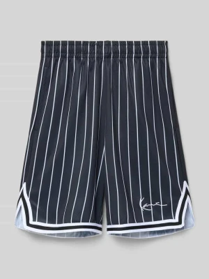 Bermudy z haftowanym logo i kieszeniami bocznymi Karl Kani