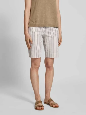 Bermudy z kieszeniami z lamówką model 'MIA' BRAX