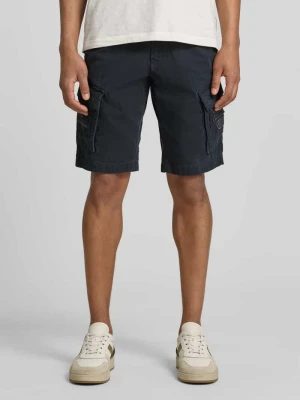 bermudy z kieszeniami z patką i haftami z logo PME Legend