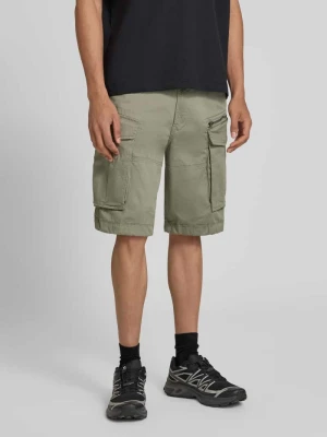 Bermudy z kieszeniami z patką model 'ROVIC ZIP' G-Star Raw Oliwkowy