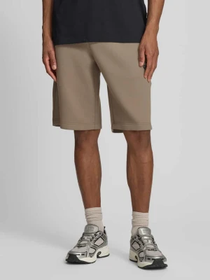bermudy z kieszeniami zapinanymi na zamek błyskawiczny EA7 Emporio Armani