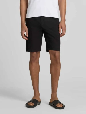 Bermudy z mieszanka lnu z francuskimi wpuszczanymi kieszeniami lindbergh