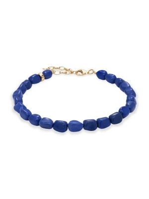 BERRIES bransoletka na kostkę damska Cornflower Anklet granatowy