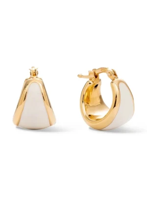 BERRIES kolczyki damskie srebrne pozłacane emaliowane Viva Popcorn Earrings złoty