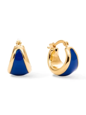 BERRIES kolczyki damskie srebrne pozłacane Viva Blueberry Earrings złoty