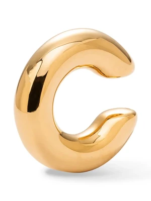 BERRIES nausznica damska srebrna pozłacana Basic Gold Ear Cuff