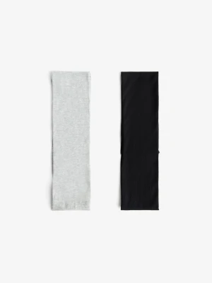 Bershka 2-Pak Taśm Do Włosów Kobieta Czarny