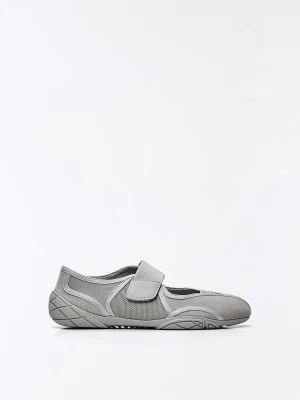 Bershka Balerinki Sportowe Kobieta Szary