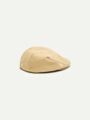 Bershka Beret Mężczyzna Piaskowy