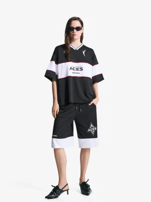 Bershka Bermudy Wnba Sportowe Kobieta Xs-S Czarny