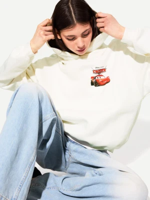 Zdjęcie produktu Bershka Bluza Cars Kobieta Biały