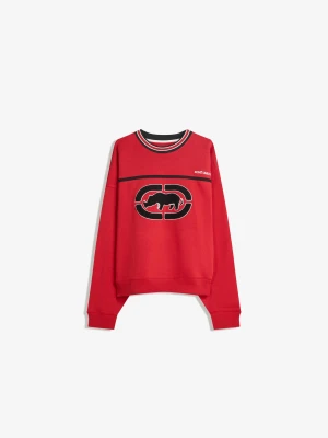 Bershka Bluza Ecko Unltd Mężczyzna Czerwony