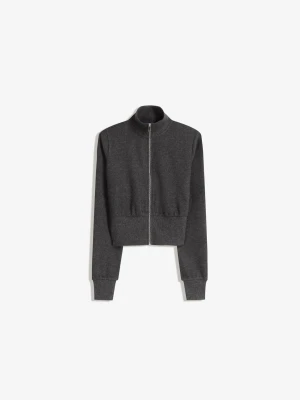 Bershka Bluza Rozpinana Kobieta Szary