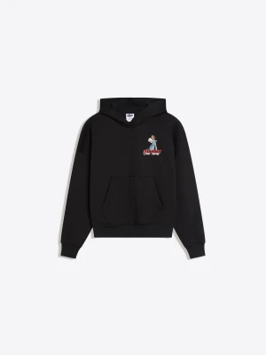 Bershka Bluza Z Kapturem Ratatouille Z Nadrukiem Kobieta Czarny