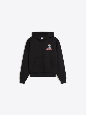 Bershka Bluza Z Kapturem Ratatouille Z Nadrukiem Kobieta Czarny