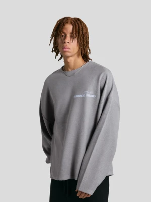 Bershka Bluza Z Nadrukiem Mężczyzna Wyblakły Niebieski