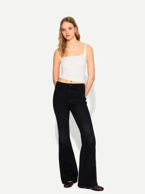 Bershka Bluzka Na Ramiączkach Kobieta Biały Złamany