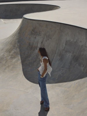 Bershka Bluzka Z Fakturą I Nadrukiem Kobieta Wielokolorowy