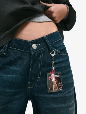 Bershka Brelok Jennie Kobieta Czarny