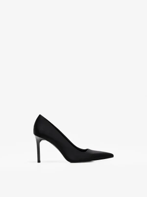 Bershka Buty Na Obcasie Kobieta Czarny