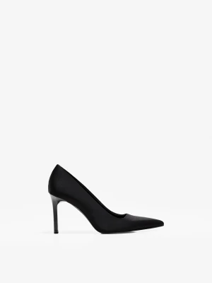 Bershka Buty Na Obcasie Kobieta Czarny
