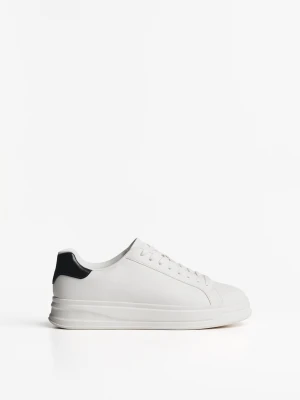 Bershka Buty Sportowe Basic Mężczyzna Biały