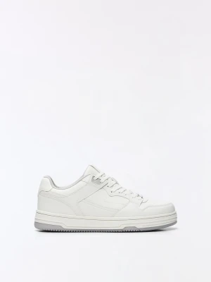 Bershka Buty Sportowe Basic Mężczyzna Biały