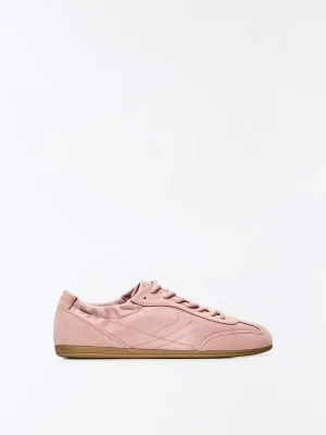 Bershka Buty Sportowe Na Cienkiej Podeszwie Kobieta Różowy