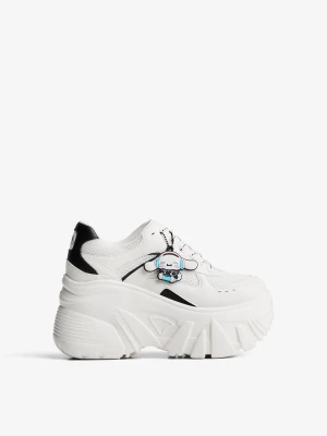 Bershka Buty Sportowe Na Platformie Cinnamoroll Kobieta Biały