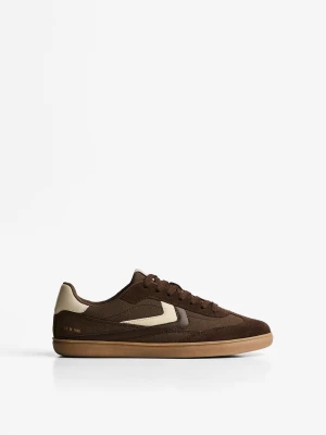 Bershka Buty Sportowe Retro Kobieta Brązowy