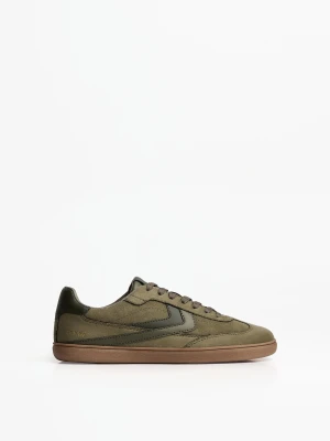 Bershka Buty Sportowe Retro Kobieta Khaki
