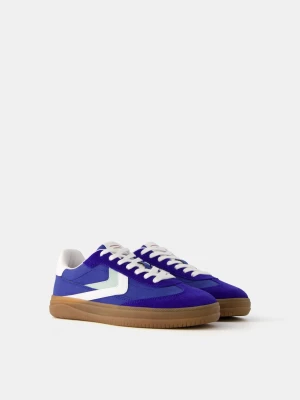 Bershka Buty Sportowe Retro Kobieta Niebieski