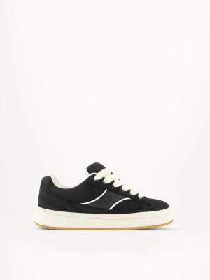 Bershka Buty Sportowe Skater Kobieta Czarny