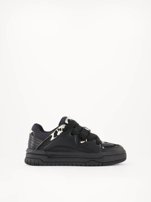 Bershka Buty Sportowe Skater W Zwierzęcy Wzór Mężczyzna Kombinowany