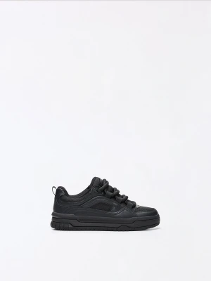 Bershka Buty Sportowe Typu Skate Mężczyzna Czarny